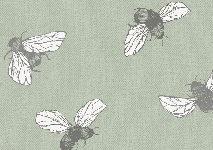 Busy Bee, Spring Green - Twist&Fit Roller Blind - Image 6